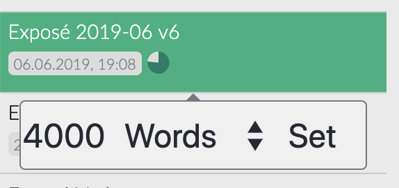 Setting the Writing Target