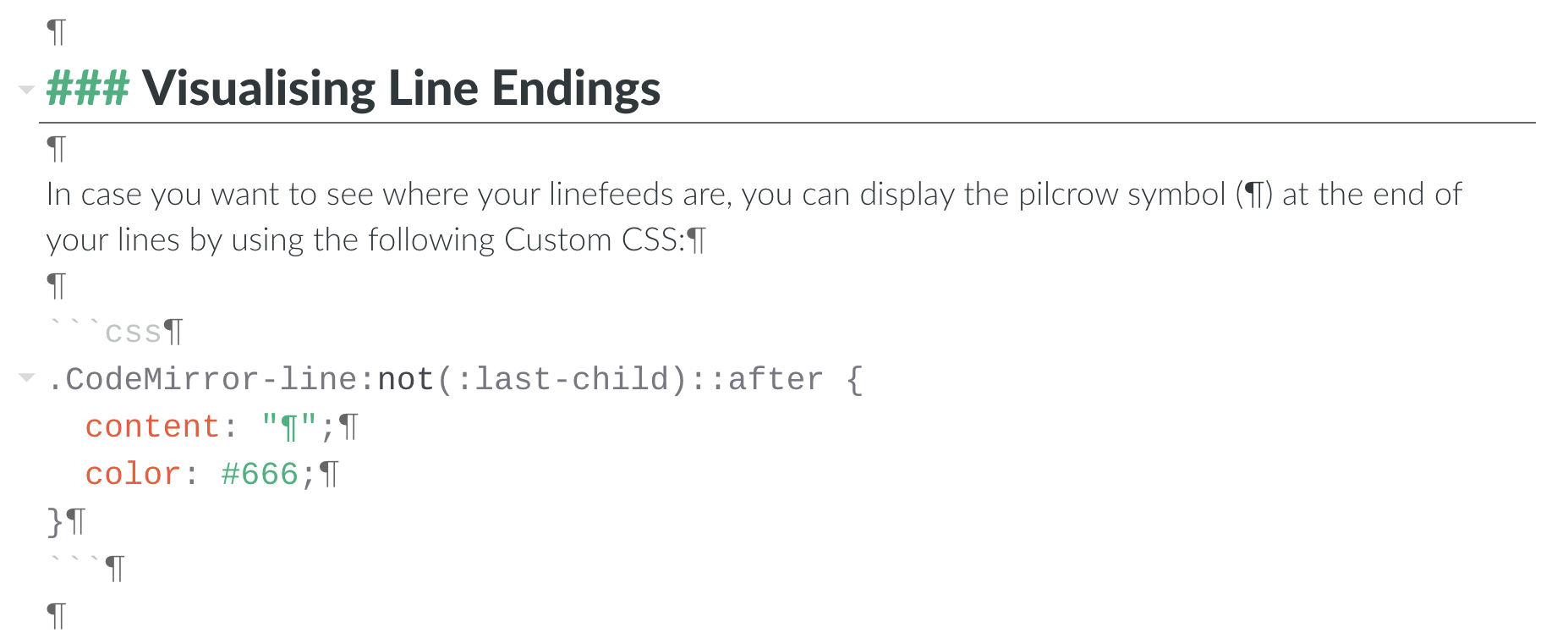 Una vista previa de Zettlr usando el fragmento anterior