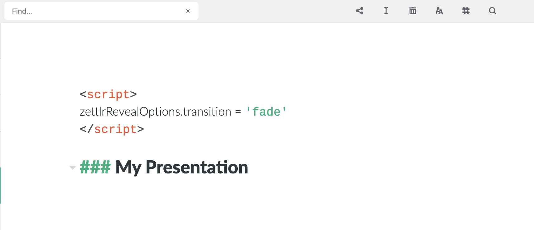Scripts para las presentaciones