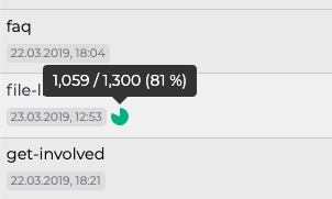 Compteur des cibles d'écriture